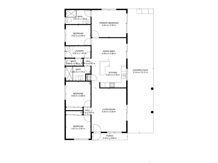 Floorplan of Homely house listing, 29 Saddle Mountain Road, Smithfield QLD 4878