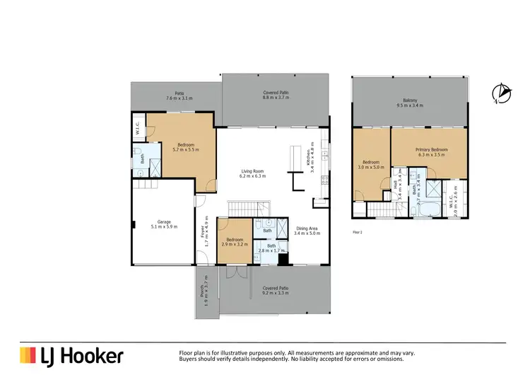 Floorplan of Homely house listing, 33 Biggs Avenue, Beachmere QLD 4510