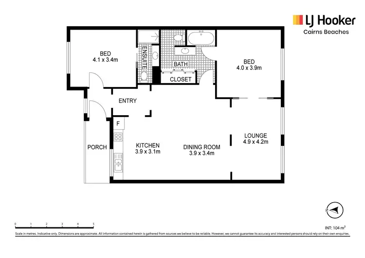 Floorplan of Homely unit listing, 17/81-85 Cedar Road, Palm Cove QLD 4879