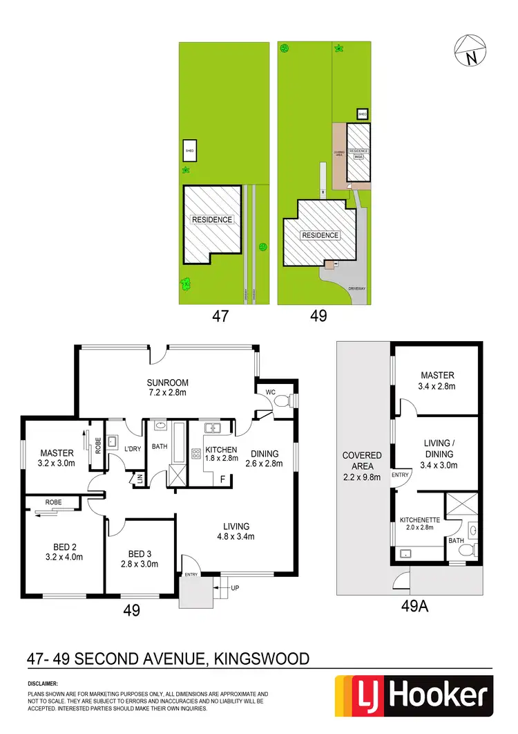 Floorplan of Homely land listing, 47 & 49 Second Avenue, Kingswood NSW 2747