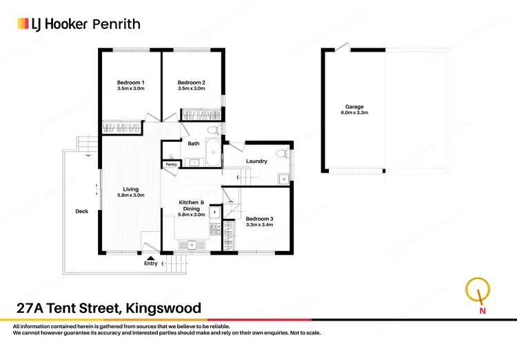 Floorplan of Homely house listing, 27A Tent Street, Kingswood NSW 2747