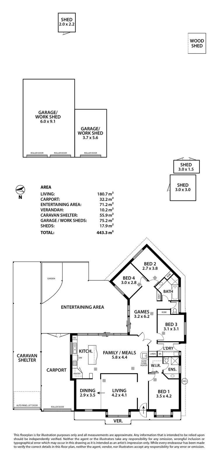 Floorplan of Homely house listing, 27 Matthew Smillie Drive, Nairne SA 5252
