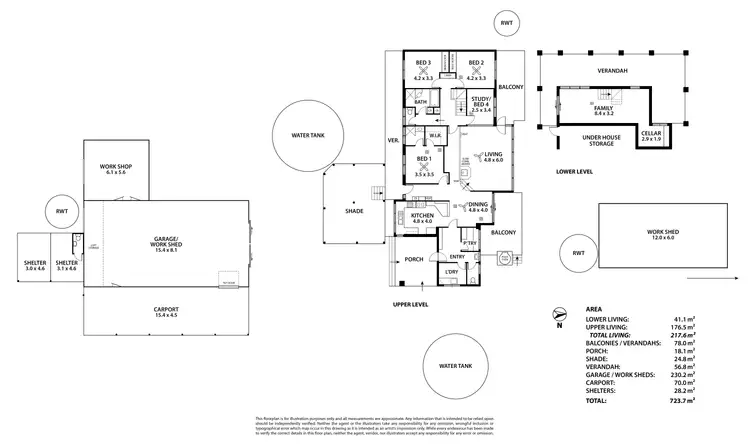 Floorplan of Homely rural property listing, 174 Dunn Road, Bugle Ranges SA 5251