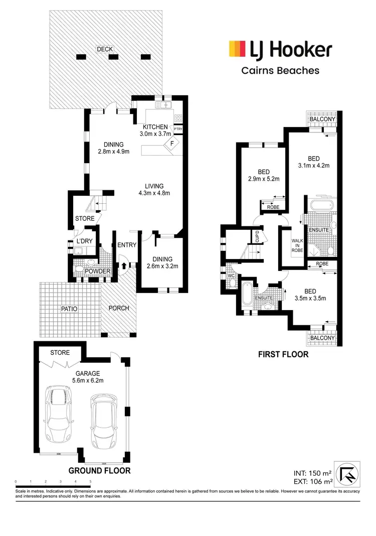 Floorplan of Homely townhouse listing, 11/5-7 Arlington Esplanade, Clifton Beach QLD 4879