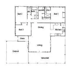 Floorplan of Homely house listing, 4 Charles Road, Cable Beach WA 6726