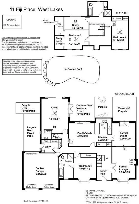Floorplan of Homely house listing, 11 Fiji Place, West Lakes SA 5021