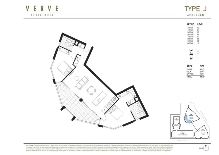 Floorplan of Homely unit listing, 305/466 King Street, Newcastle NSW 2300