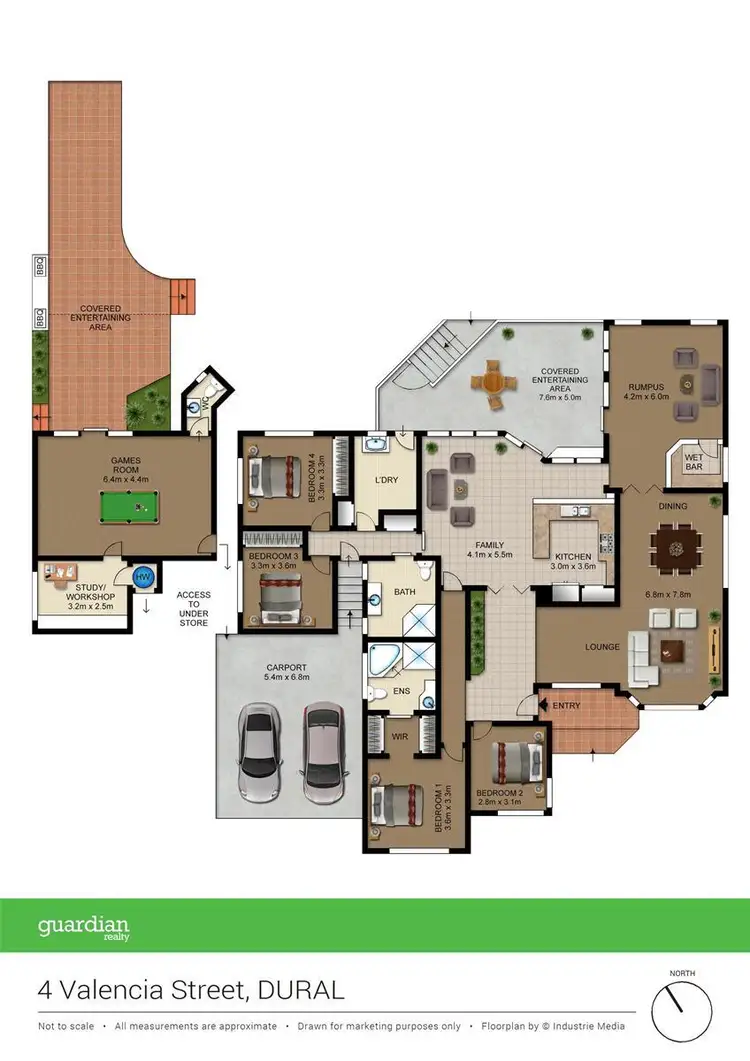 Floorplan of Homely house listing, 4 Valencia Street, Dural NSW 2158