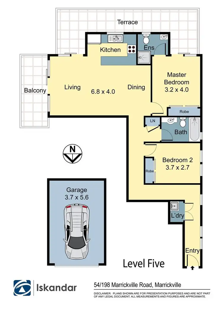 Floorplan of Homely apartment listing, 54/198-204 Marrickville Road, Marrickville NSW 2204