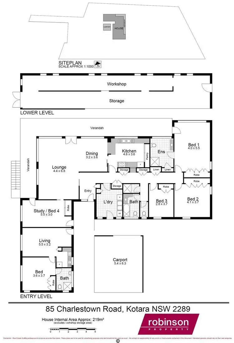 Floorplan of Homely house listing, 85 Charlestown Road, Kotara NSW 2289