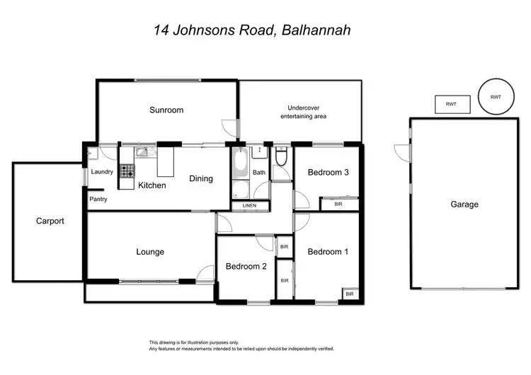 Floorplan of Homely house listing, 14 Johnsons Road, Balhannah SA 5242