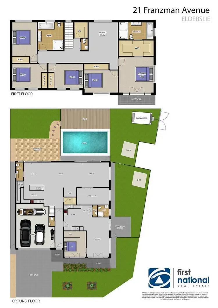 Floorplan of Homely house listing, 21 Franzman Avenue, Elderslie NSW 2570