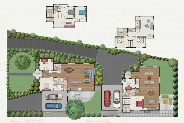 Floorplan of Homely townhouse listing, 27-27A Heathmont Road, Heathmont VIC 3135