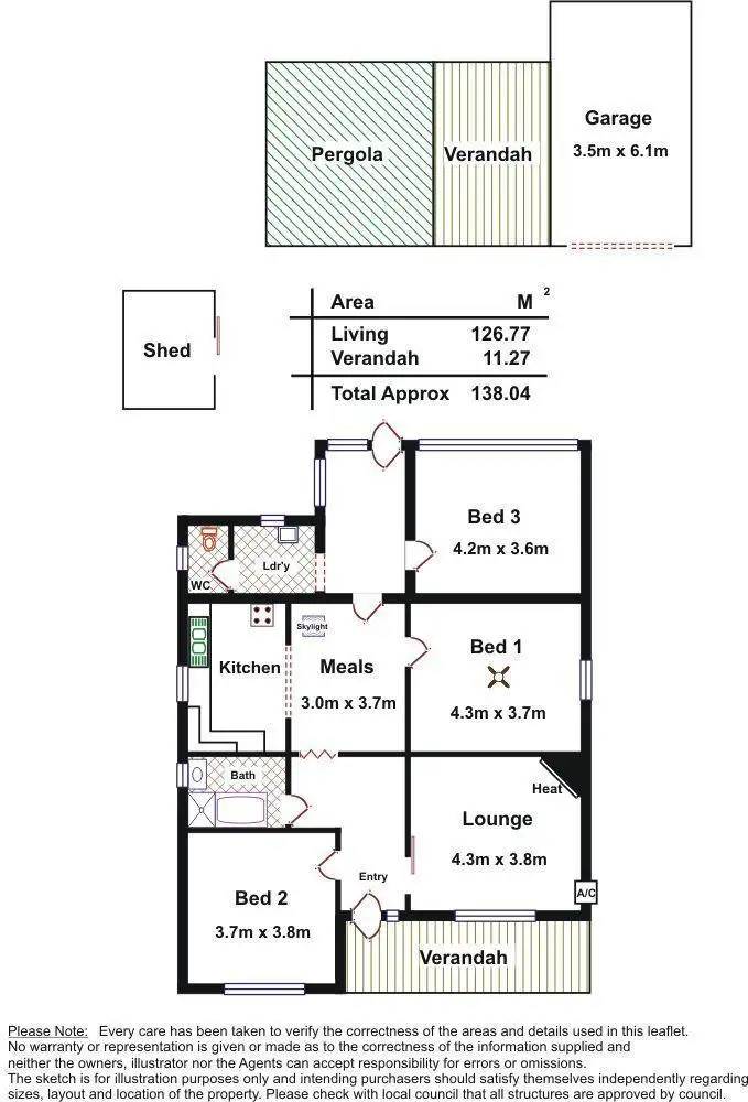 Floorplan of Homely house listing, 576 Regency Road, Broadview SA 5083