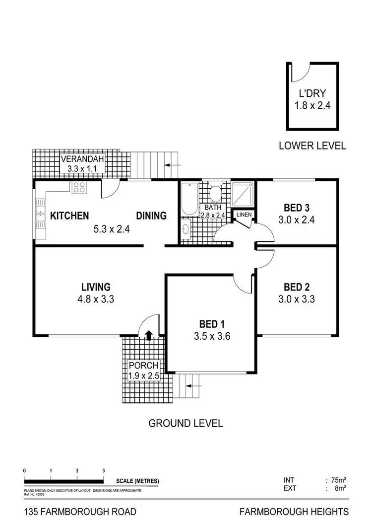 Floorplan of Homely house listing, 135 Farmborough Road, Farmborough Heights NSW 2526
