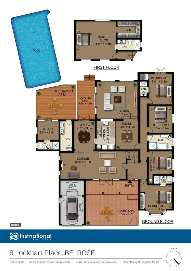 Floorplan of Homely house listing, 8 Lockhart Place, Belrose NSW 2085