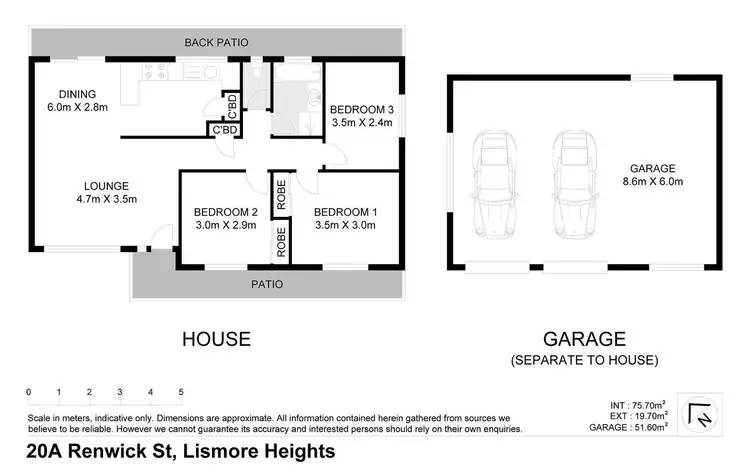 Floorplan of Homely house listing, 20A Renwick Street, Lismore Heights NSW 2480