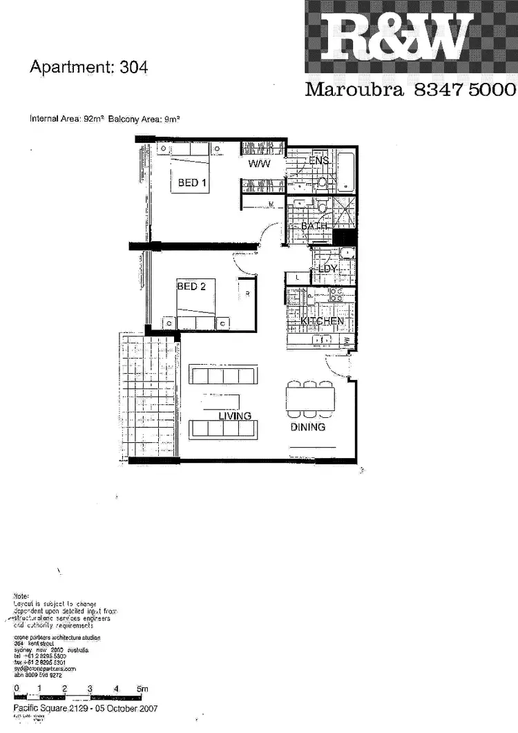 Floorplan of Homely apartment listing, 304/140 Maroubra Road, Maroubra NSW 2035