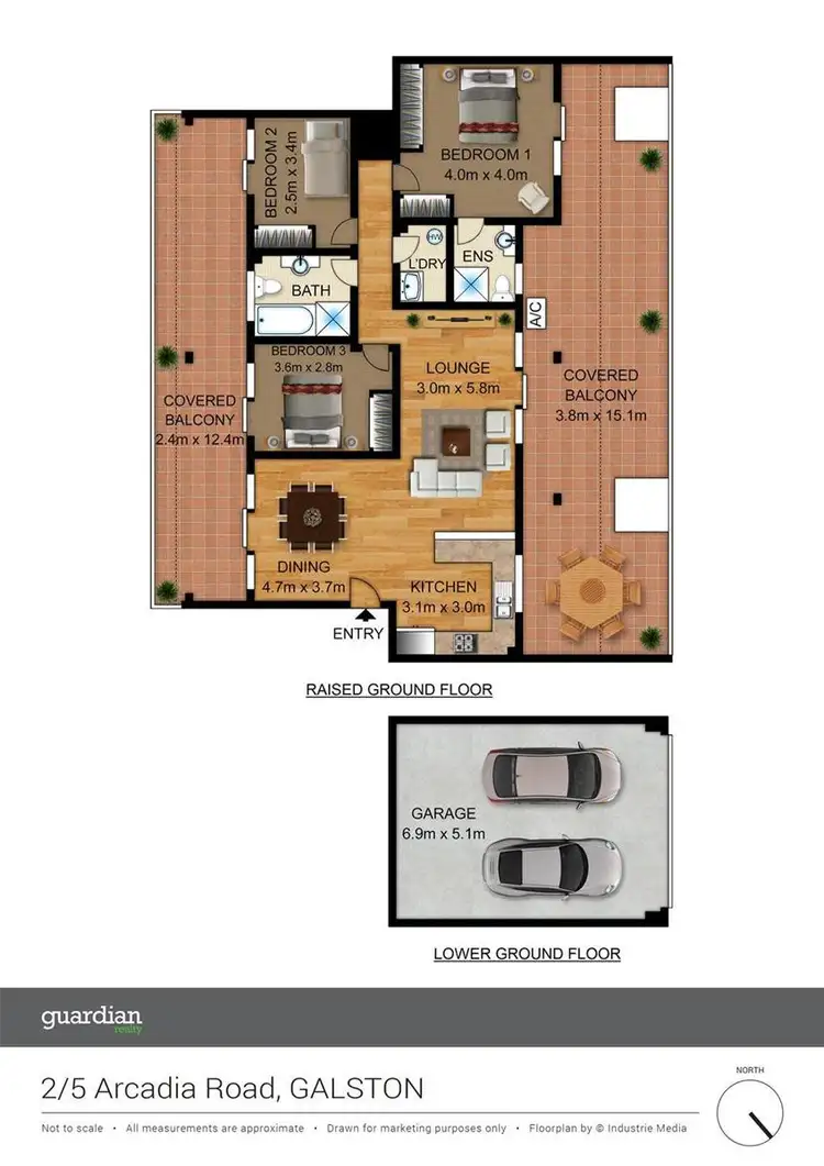 Floorplan of Homely unit listing, 2/5 Arcadia Road, Galston NSW 2159