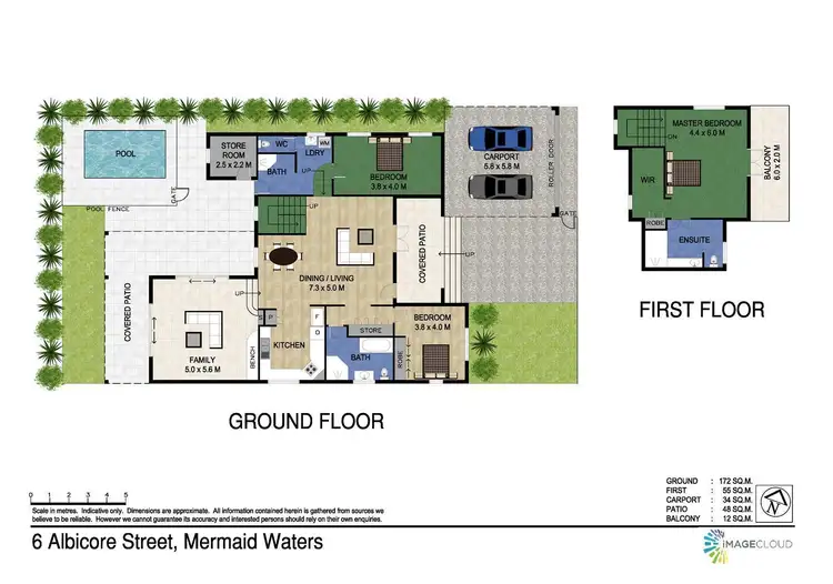 Floorplan of Homely house listing, 6 Albicore Street, Mermaid Waters QLD 4218