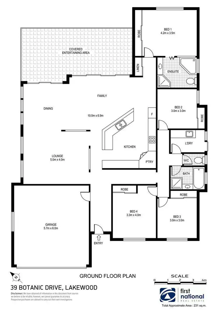 Floorplan of Homely house listing, 39 Botanic Drive, Kew NSW 2439