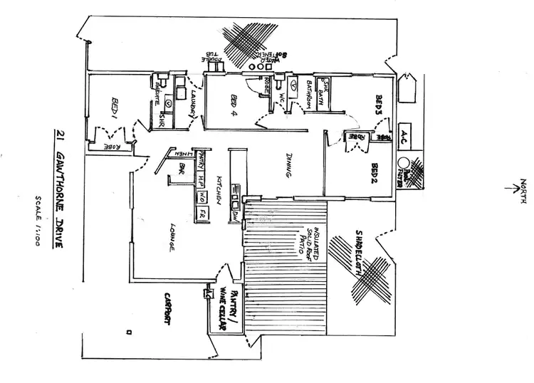 Floorplan of Homely house listing, 21 Gawthorne Drive, Millars Well WA 6714