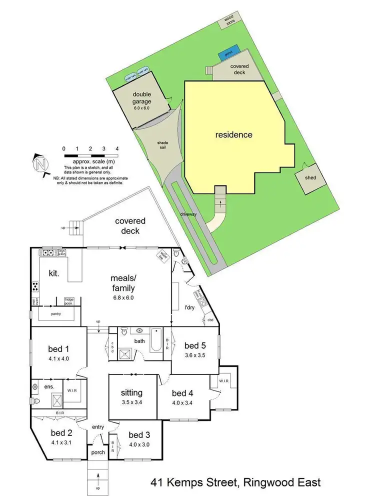 Floorplan of Homely house listing, 41 Kemps Street, Ringwood East VIC 3135