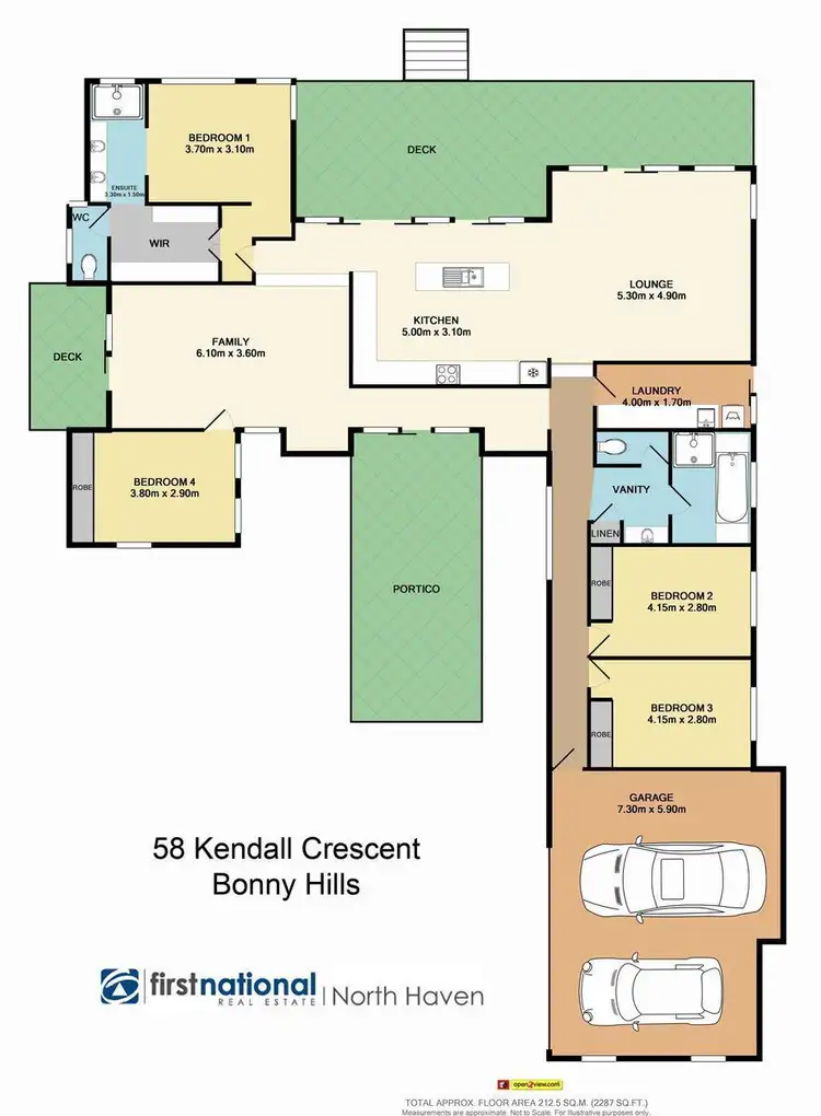 Floorplan of Homely house listing, 58 Kendall Crescent, Bonny Hills NSW 2445