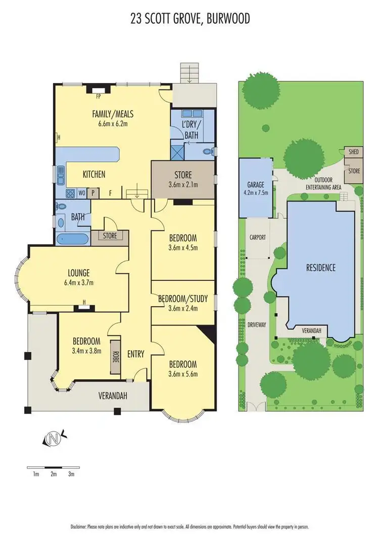 Floorplan of Homely house listing, 23 Scott Grove, Burwood VIC 3125