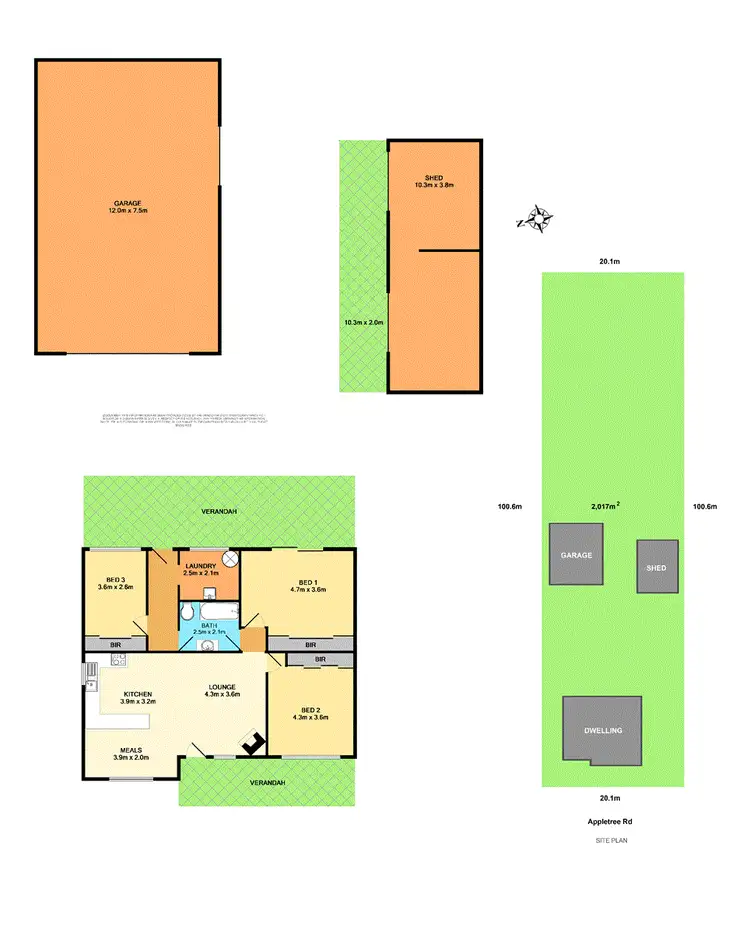Floorplan of Homely house listing, 57 Appletree Road, Holmesville NSW 2286