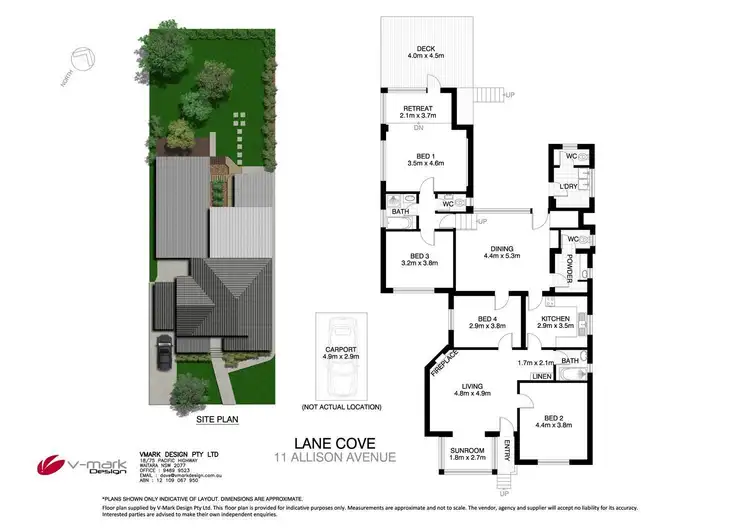 Floorplan of Homely house listing, 11 Allison Avenue, Lane Cove NSW 2066