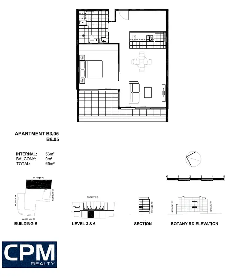 Floorplan of Homely apartment listing, B305/222 Botany Road, Alexandria NSW 2015