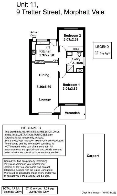 Floorplan of Homely house listing, 11/9 Tretter Street, Morphett Vale SA 5162