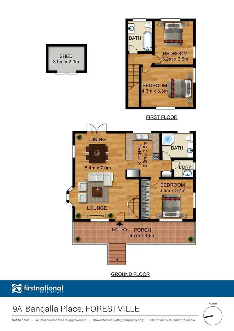 Floorplan of Homely house listing, 9A Bangalla Place, Forestville NSW 2087