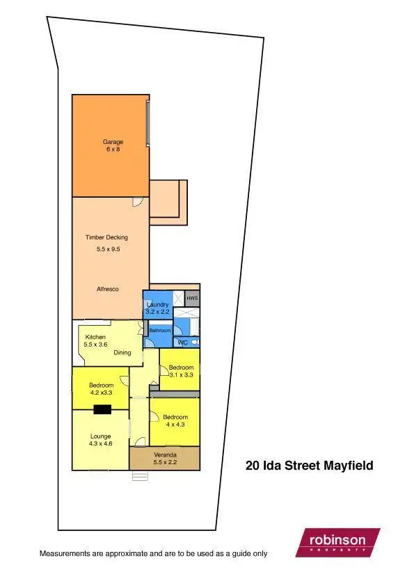 Floorplan of Homely house listing, 20 Ida Street, Mayfield NSW 2304