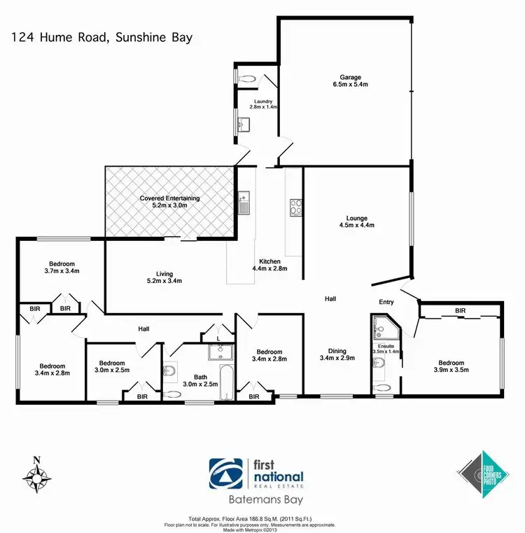 Floorplan of Homely house listing, 124 Hume Road, Sunshine Bay NSW 2536