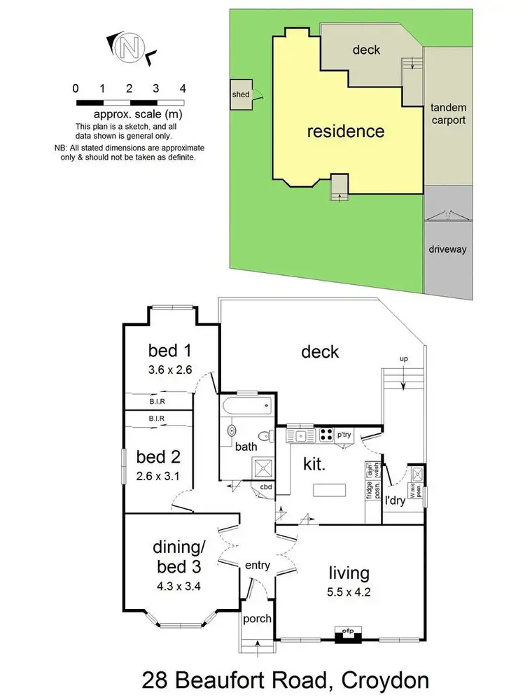 Floorplan of Homely house listing, 28 Beaufort Road, Croydon VIC 3136
