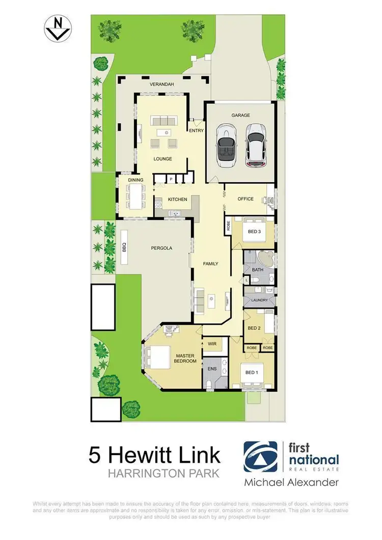 Floorplan of Homely house listing, 5 Hewitt Link, Harrington Park NSW 2567