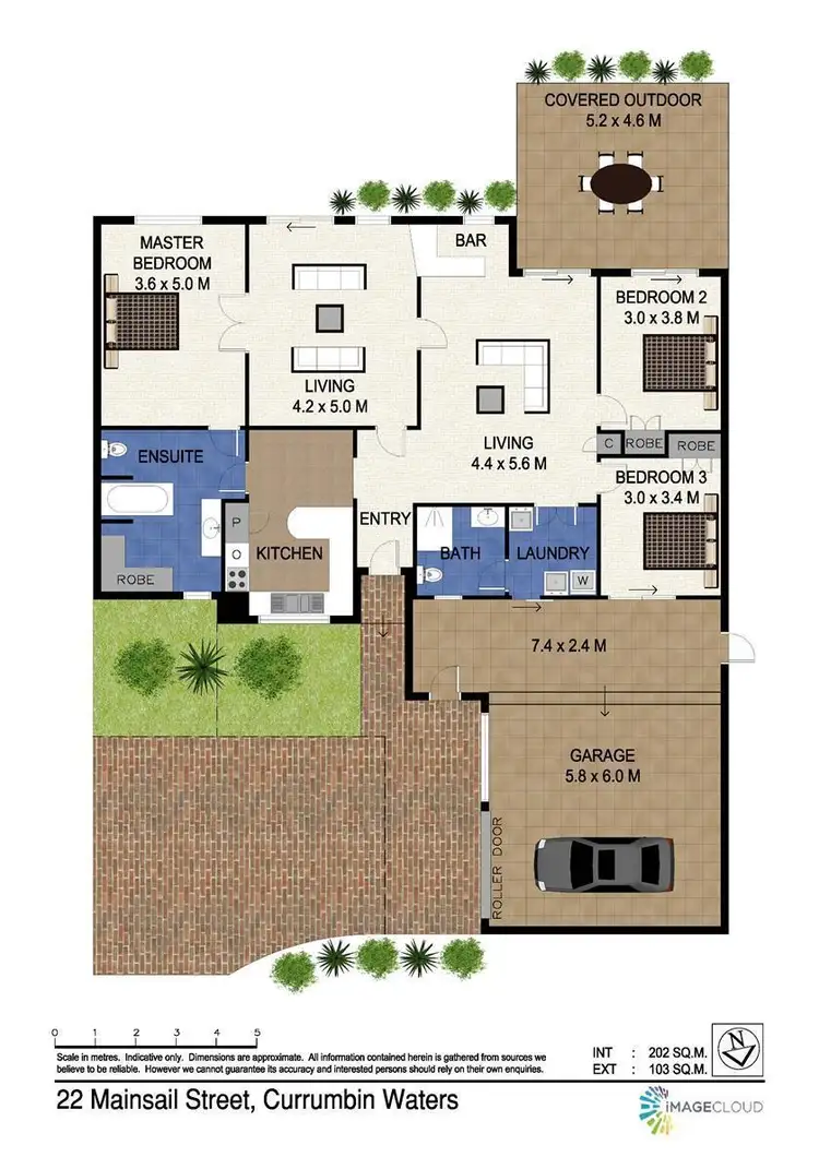 Floorplan of Homely house listing, 22 Mainsail Street, Currumbin Waters QLD 4223