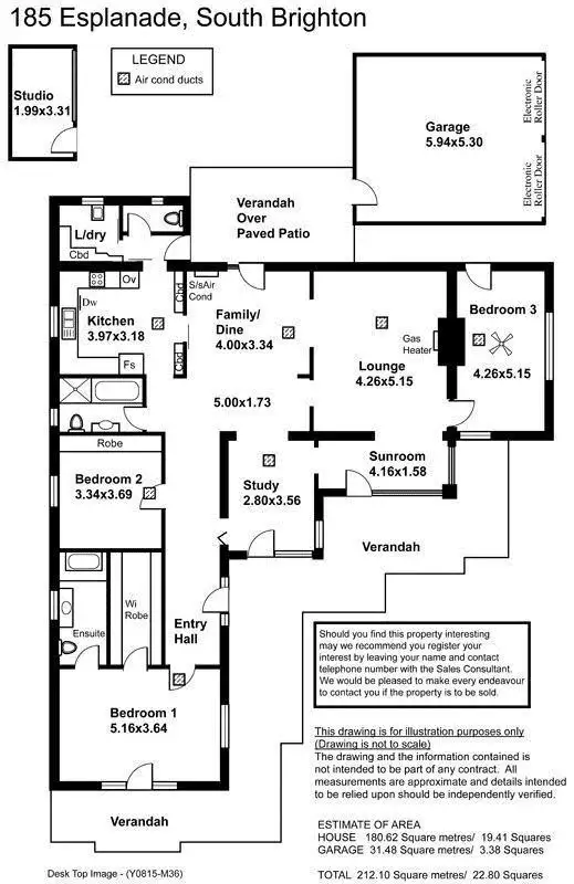 Floorplan of Homely house listing, 185 Esplanade, South Brighton SA 5048