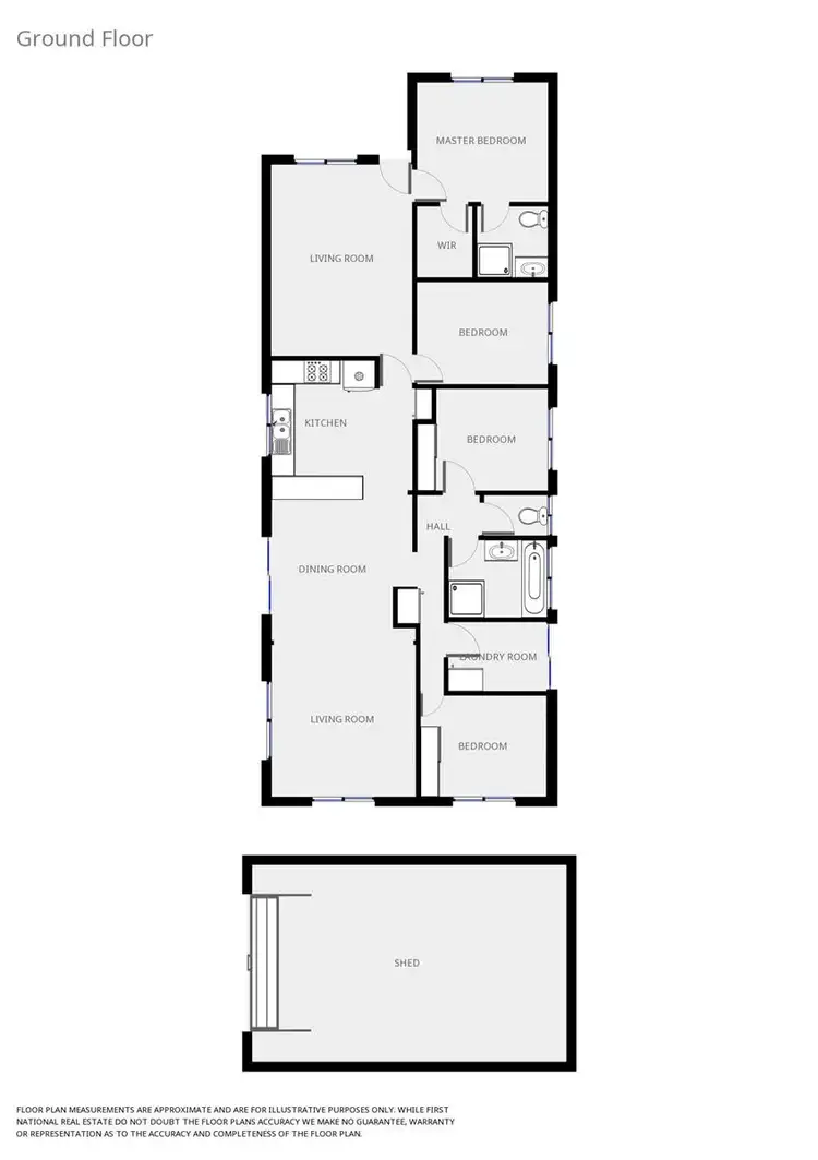 Floorplan of Homely house listing, 26 Ware Avenue, Wodonga VIC 3690