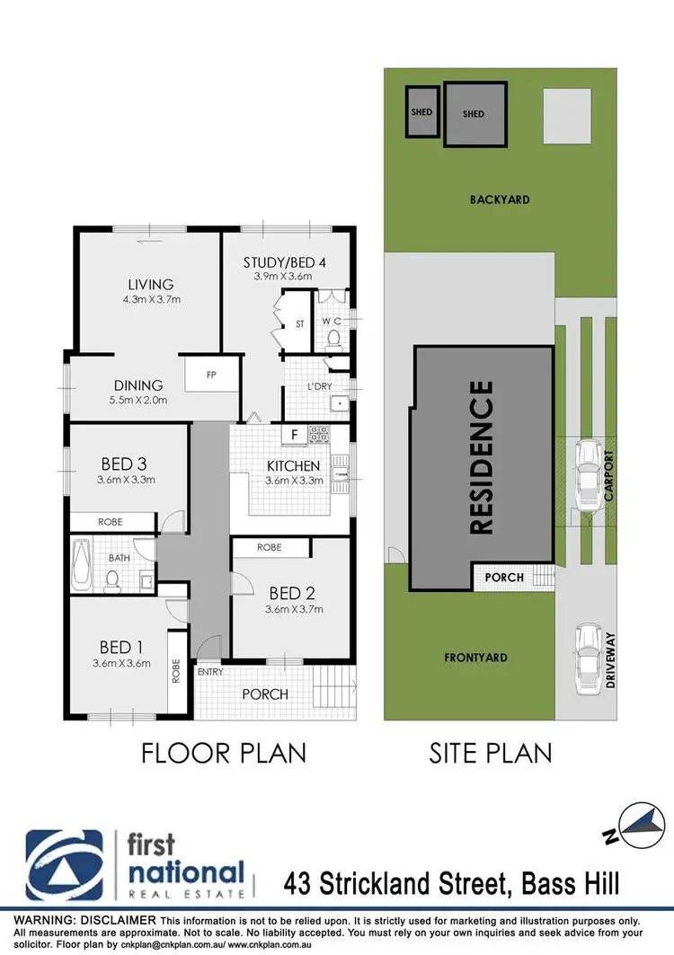 Floorplan of Homely house listing, 43 Strickland Street, Bass Hill NSW 2197