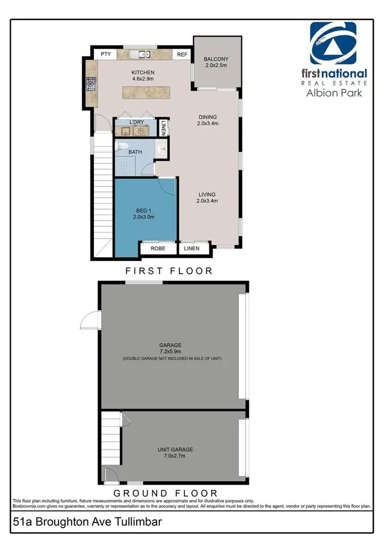 Floorplan of Homely apartment listing, 51A Broughton Avenue, Tullimbar NSW 2527
