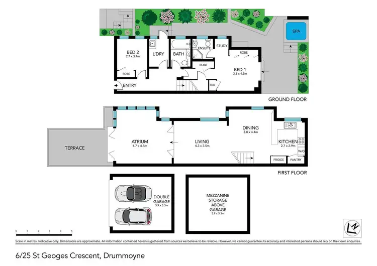 Floorplan of Homely apartment listing, 6/25 St Georges Crescent, Drummoyne NSW 2047