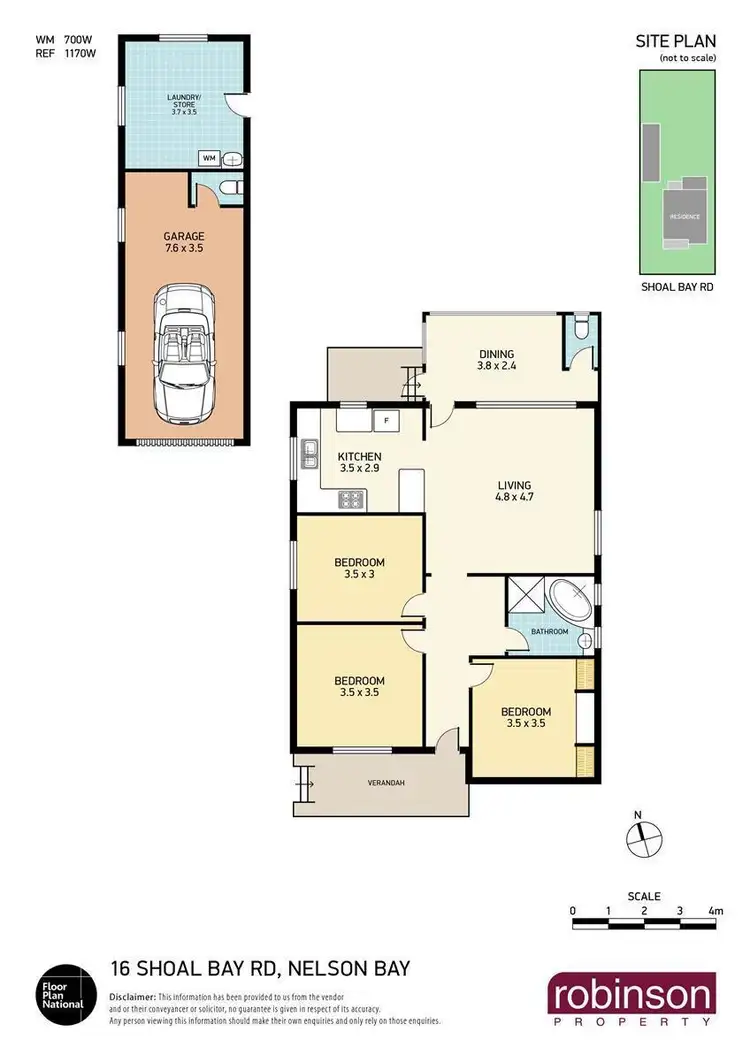 Floorplan of Homely house listing, 16 Shoal Bay Road, Nelson Bay NSW 2315