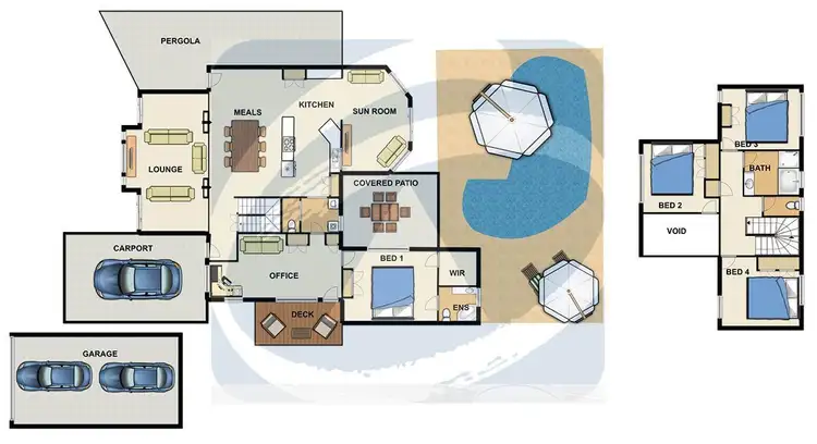 Floorplan of Homely house listing, 201 Springwood Road, Springwood QLD 4127