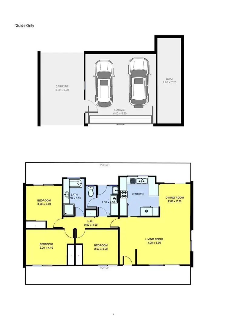 Floorplan of Homely house listing, 9 Adam Street, Indented Head VIC 3223