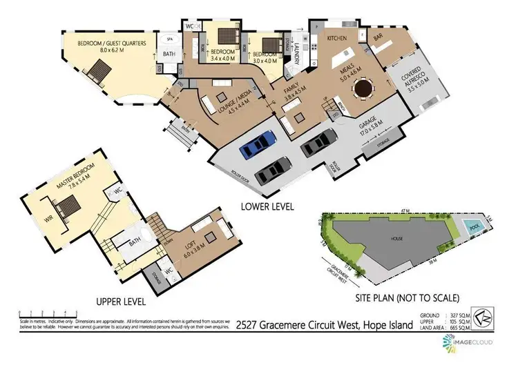 Floorplan of Homely house listing, 2527 Gracemere Circuit West, Hope Island QLD 4212