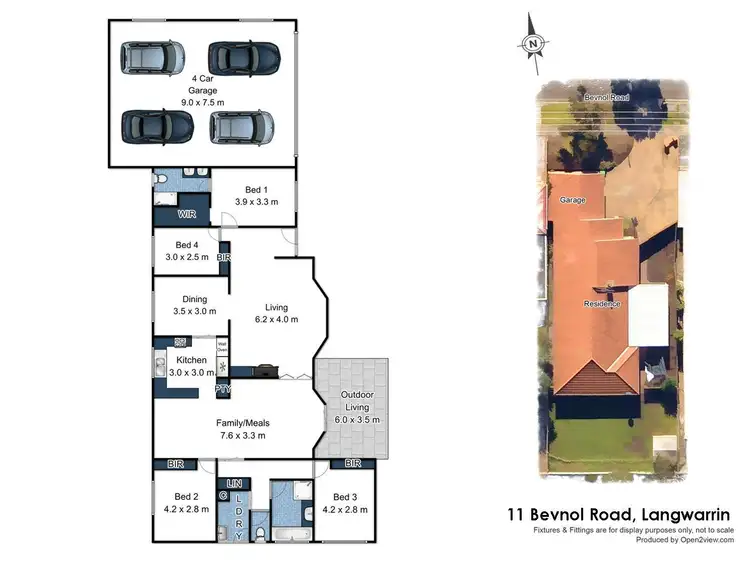 Floorplan of Homely house listing, 11 Bevnol Road, Langwarrin VIC 3910
