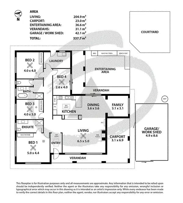 Floorplan of Homely house listing, 8 Gladstone Street, Nairne SA 5252